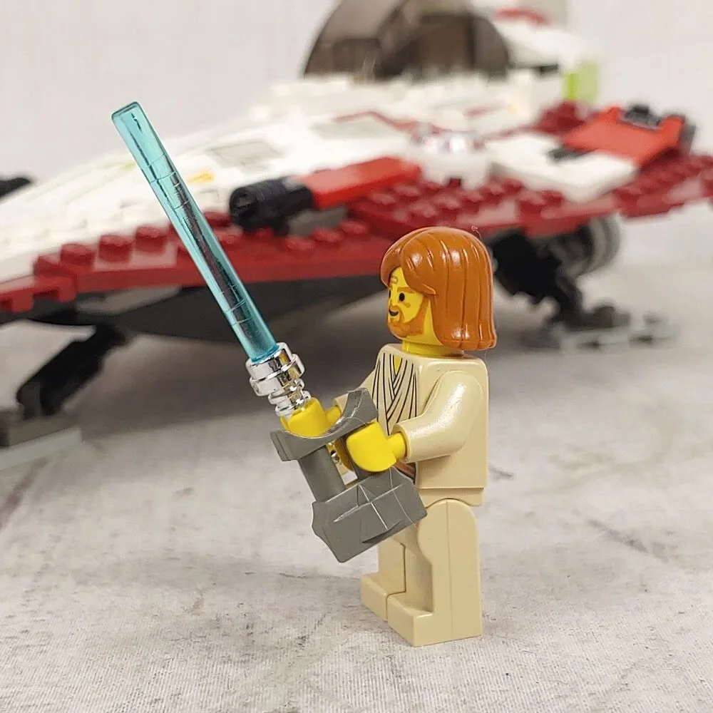 LEGO Star Wars Jedi Starfighter 7143 - 100% COMPLETE - NO Box Or Manual Obi-wan